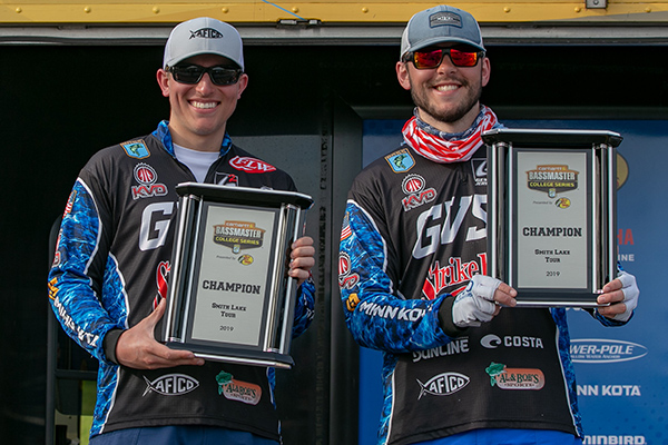 Grand Valley State Duo Wins Bassmaster College Series Event On Alabama’s Smith Lake