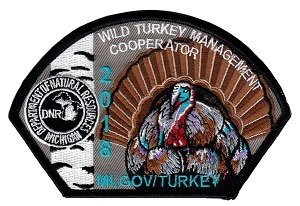 2018 Michigan Wild Turkey Patch