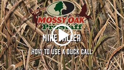 How to Use a Duck Call - Mossy Oak Pro Staff - Mike Miller