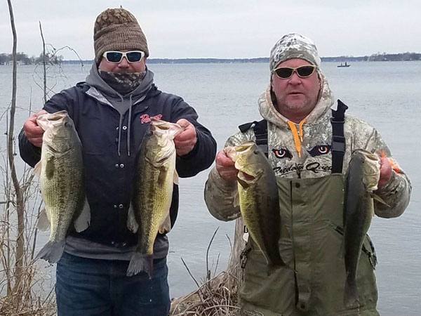 Jason Hall and Brian Wittker (Warsaw) also fished the main lake to catch 20.01 pounds to earn $120.