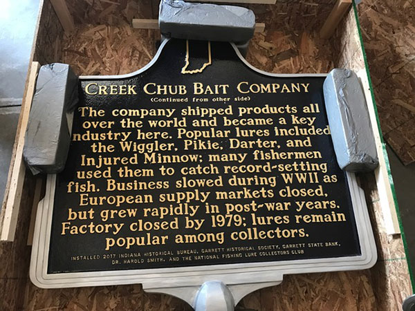 Indiana to Recognize Creek Chub Bait Company