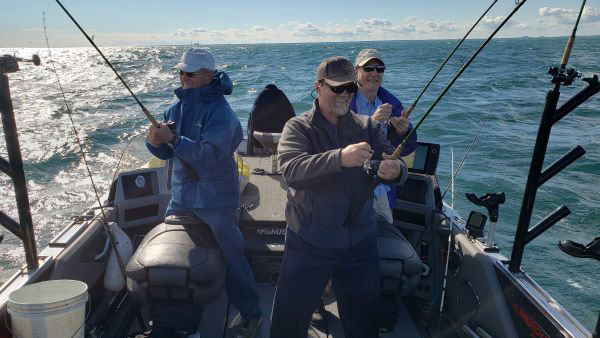 Fishermen on an offshore trip