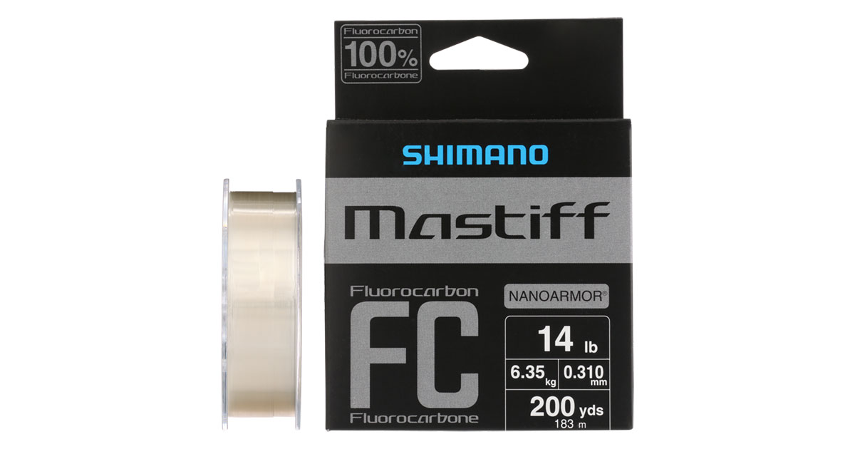 Shimano's new Mastiff fluorocarbon line
