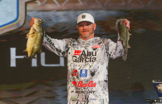 Hank Cherry, of Lincolnton, N.C., is leading after Day 1 of the Academy Sports + Outdoors Bassmaster Classic presented by Huk with 29 pounds, 3 ounces. - Photo by Gary Tramontina/B.A.S.S.