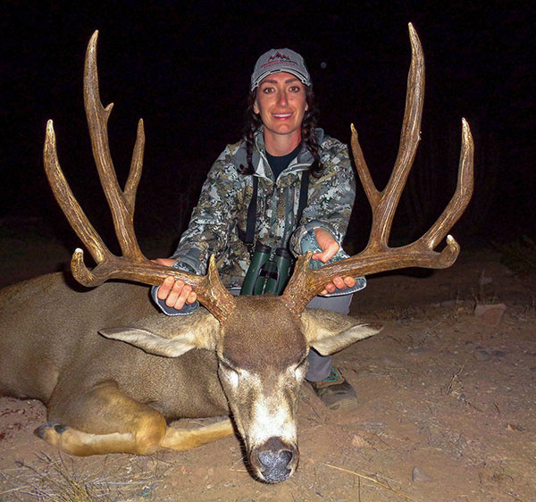 Hunter with nice buck