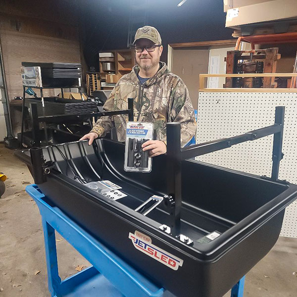 Ice Sled makes carrying your gear easier