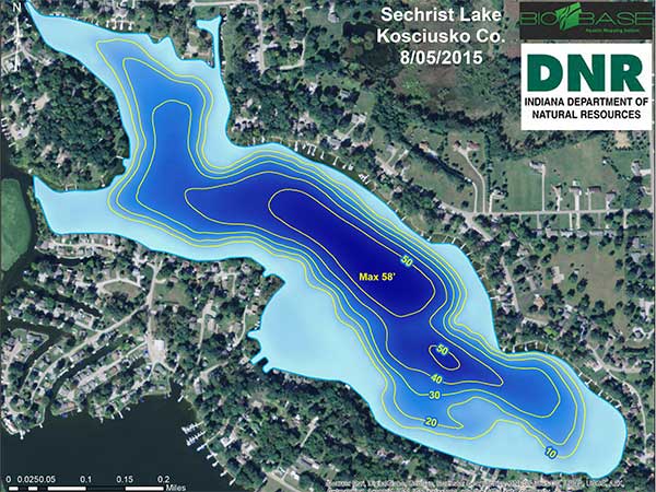 Indiana Dnr Lake Maps New Depth Maps Of 25 Indiana Lakes Now Online
