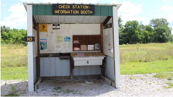 IDNR Check-in Booth