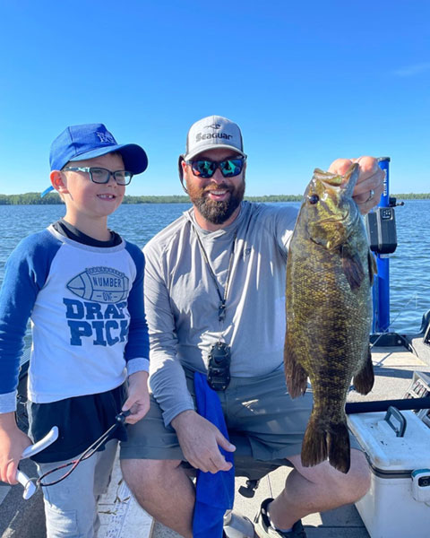 Arlo and Rob with a nice bass