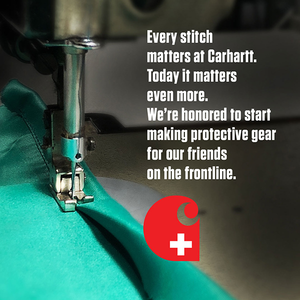 Carhartt to Produce Medical Gear for Hospitals