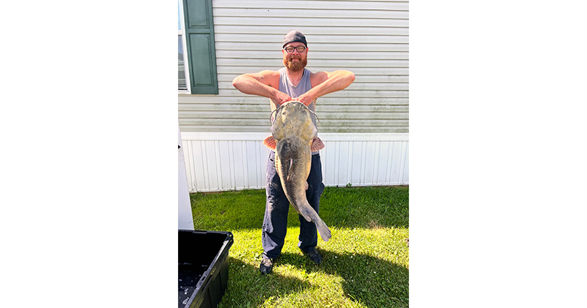 Codie Carlson with record fish