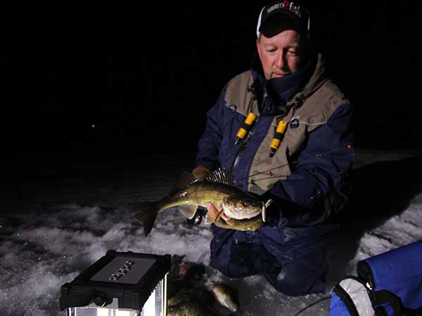 Quick-trip tactics for after-work walleyes and crappies through the ice.