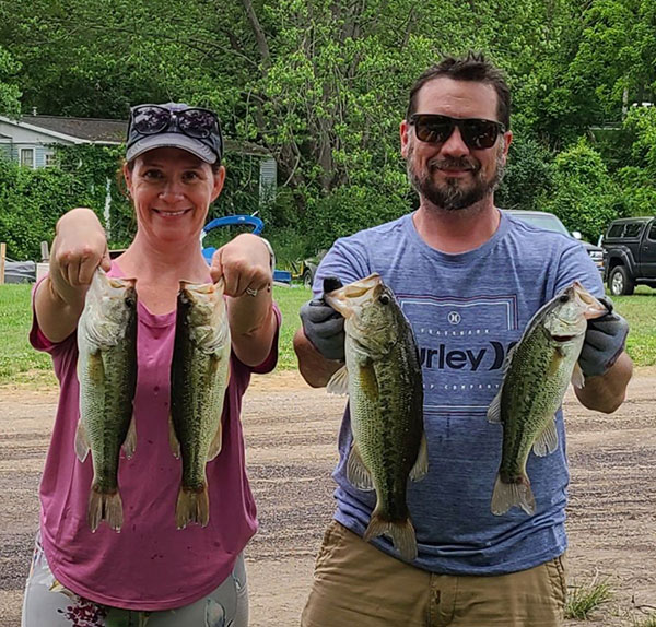 Rick and Jennifer Kedik (South Bend) - Big Bass
