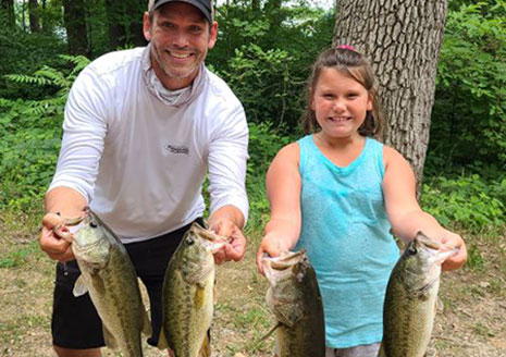 Father and Daughter Win Couples Tourney on Magician Lake