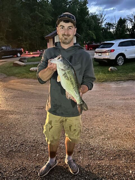 Steven Wickey - 1st Place and Big Bass