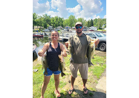 Yoders Win Casting Couples Opener at Webster Lake