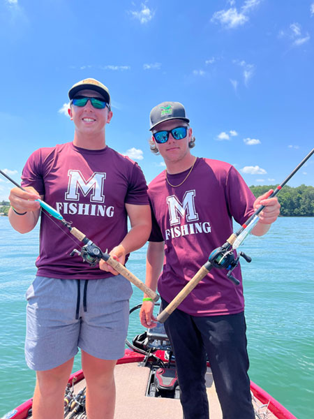 Tanner Banks and JJ Gruber with their most successful rigs 