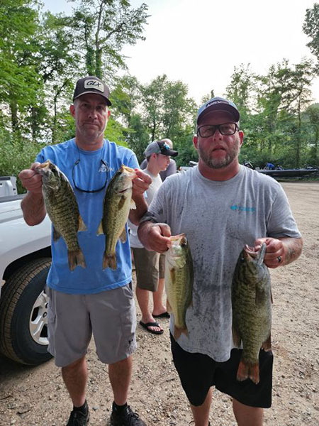 Mike Fletcher and Rusty Robinson - 2nd Place and Big Bass
