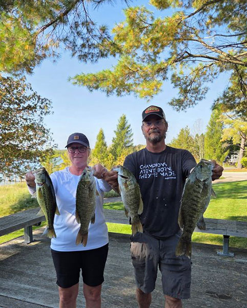 Rob and Kimm Swem - 2nd Biggest Bass