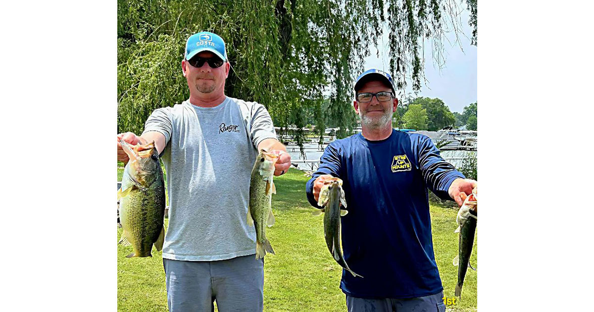 Shawn McDougal and Christopher Stamm Sr. - 1st Place and Big Bass