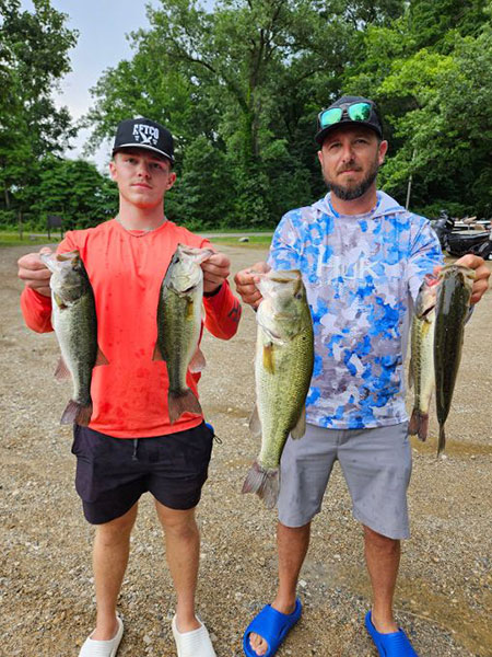 Chris and Jay Shires - 2nd Place and Big Bass