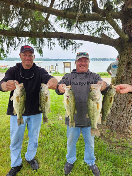 Mike VanderReyden and Brett Gessinger - 2nd Place and Big Bass