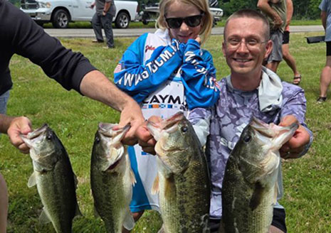 Quality Bass Show Up as Gipsons Win Couples Tourney at Corey Lake