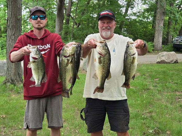 Mike and Zach Burtetle - 1st Place & Big Bass