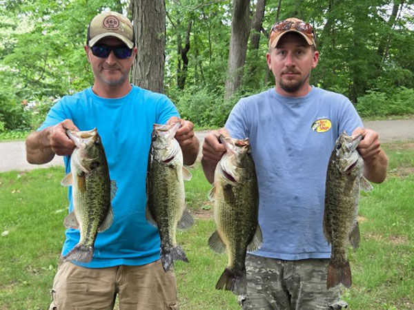 Mann S. and Denise H (no last names provided) - 2nd Biggest Bass