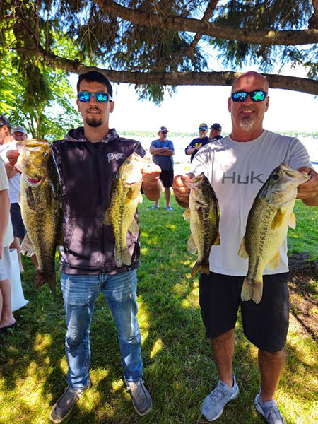 Brad and Clay Sterling - 4th Place and Big Bass