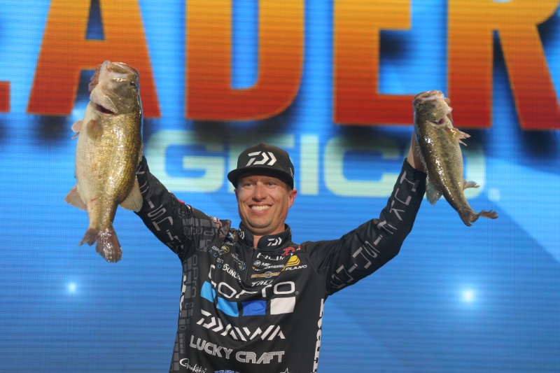 Brent Ehrler of Newport Beach, Calif., took the lead on the first day of the GEICO Bassmaster Classic