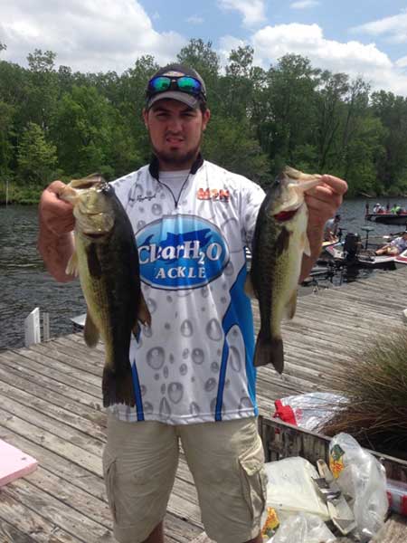  Steven Szymczak with second place catch.