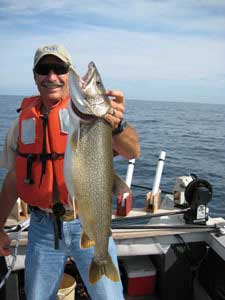 Expect good lake trout fishing on the big lakes.