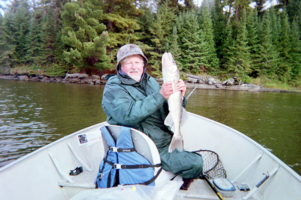 Ken Price with Walleye